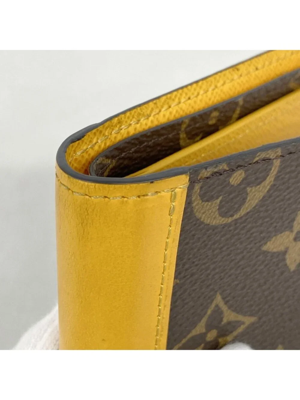 Louis Vuitton Billfold Monogram Macassar Portefeuille Multiple Brown Wallet